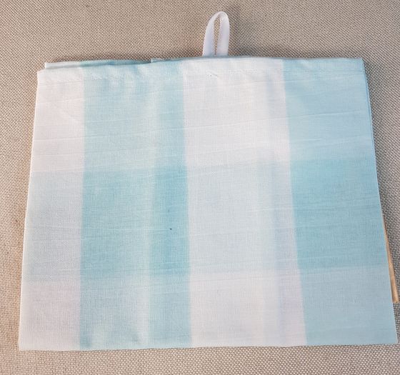 !09 Комплект из 2-х штук - Полотенце /30*50/ голубая клетка