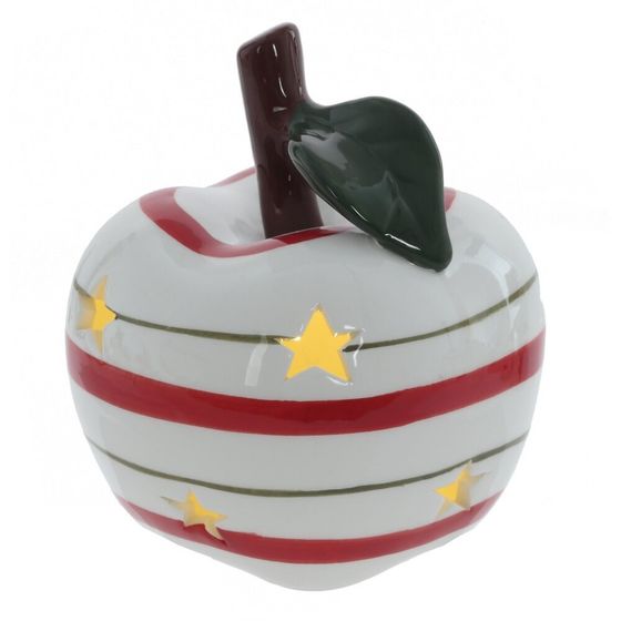 Фигурка декоративная с подсветкой (LR44x2) &quot;Яблоко&quot;, L9,, L9 W9 H10,5 см