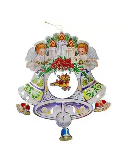 !09 Украшение (набор 4 штуки) &quot;Декоративные колокольчики&quot; 43X35 см.