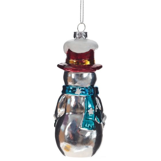 Украшение новогоднее &quot;Снеговик&quot;, L5 W4 H12,5 см, 3в.