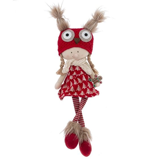 Игрушка набивная &quot;Девочка&quot;, L15 W11 H70/29 см, 2в.