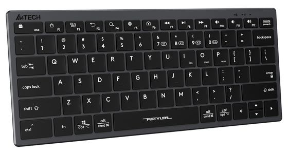 Клавиатура A4Tech Fstyler FBX51C беспров. серый BT/Radio