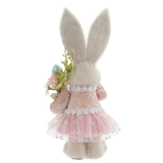 Фигурка декоративная "Зайка", L14 W10 H32 см