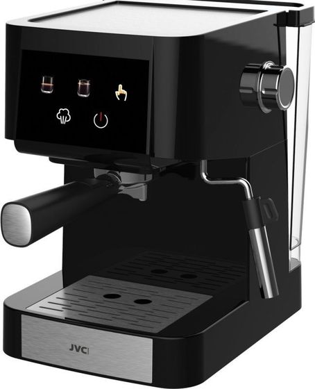 Кофеварка рожковая JVC JK-CF40 950Вт черный