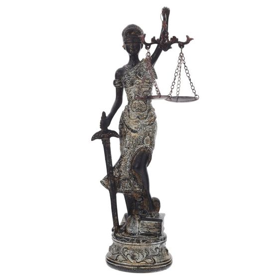 Фигурка декоративная "Фемида", L11 W7,5 H30 см