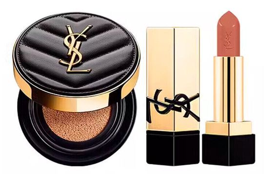 SAINT LAURENT Square Tube Foundation Makeup Sets Satin Complexion Concealer Two-Piece Set