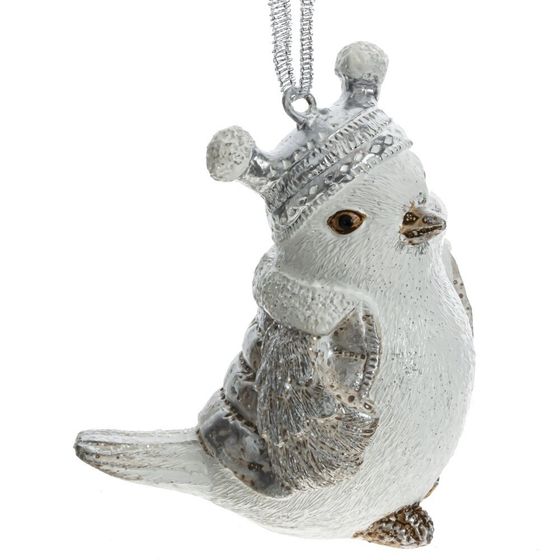 Фигурка декоративная подвесная &quot;Птичка&quot;, L7 W5,5 H9 см, 2в.