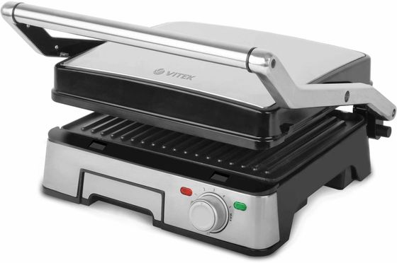 Электрогриль Vitek VT-8452 1800Вт стальной