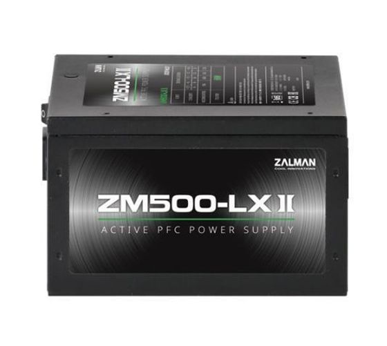 Блок питания 500W ATX Zalman ZM500-LXII 12cm fan 24pin 4+4pin 2xPCI-E 6xSATA 3xMolex RTL