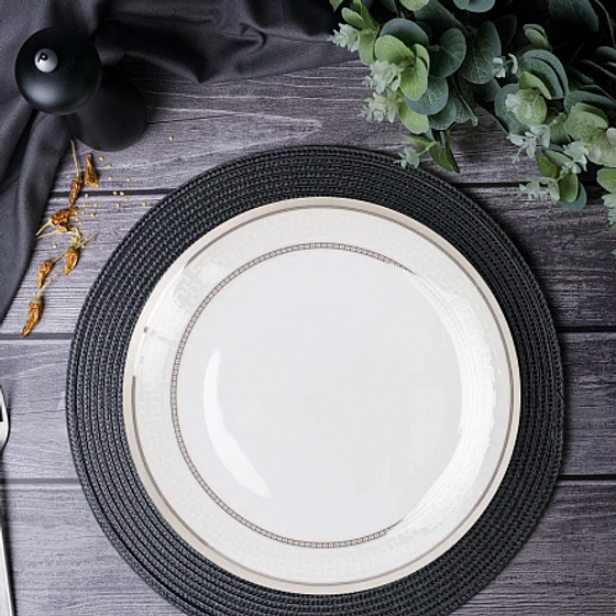 Тарелка обеденная PLATINUM GREEK 25см