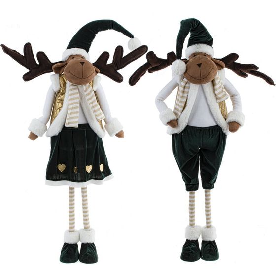 Игрушка набивная &quot;Олень&quot;, L67 W28 H131/92 см, 2в.