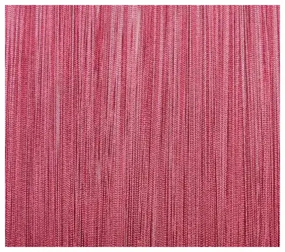 !09 Нитяная занавеска цвет розовый (300*300)