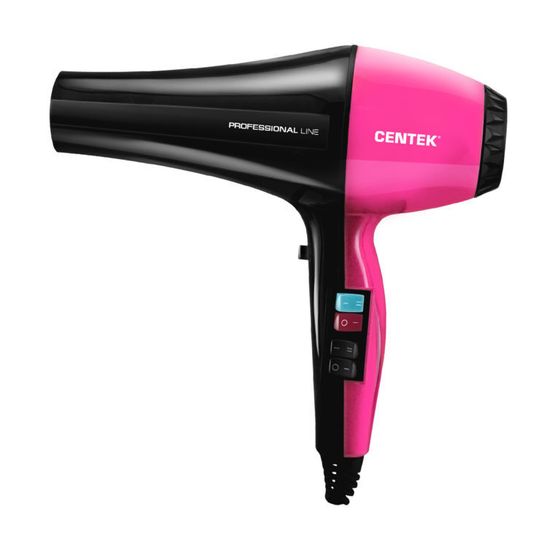 Фен Centek CT-2225 Professional 2200Вт черный/розовый