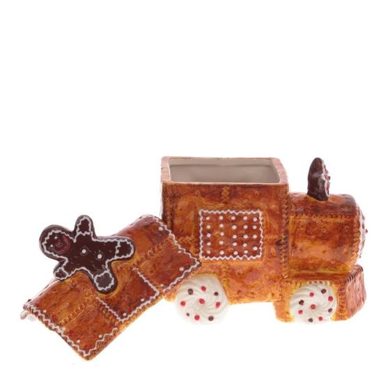 Конфетница &quot;Пряничный паровозик&quot;, 1000 мл, L18 W11 H20,5 см