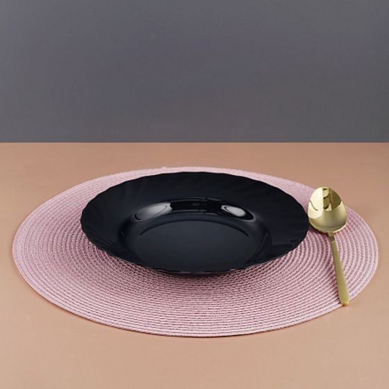 Набор столовый ТРИАНОН черно-белый 19пр