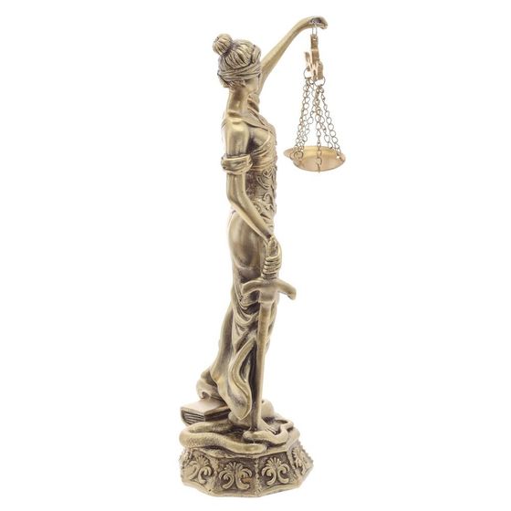 Фигурка декоративная "Фемида", L10 W9,5 H27 см