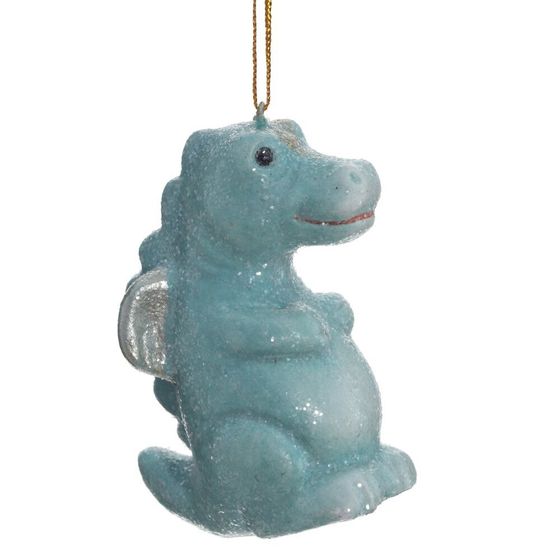 Фигурка декоративная &quot;Дракон&quot;  (блок 12шт), L5,5 W3,5 H7 см, 4в.