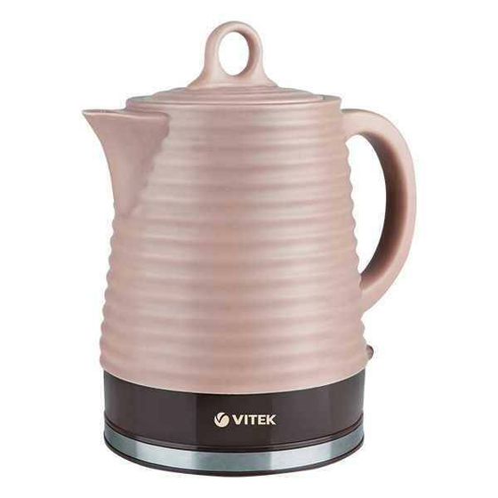 Чайник электрический Vitek VT-1135 1.7л. 2200Вт сталь/черный