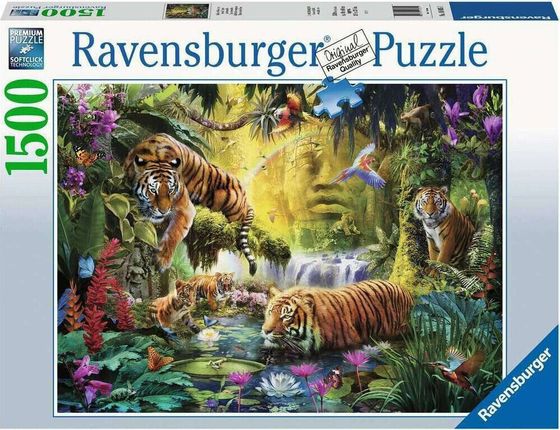 Ravensburger Пазл 1500 деталей Тигры у воды