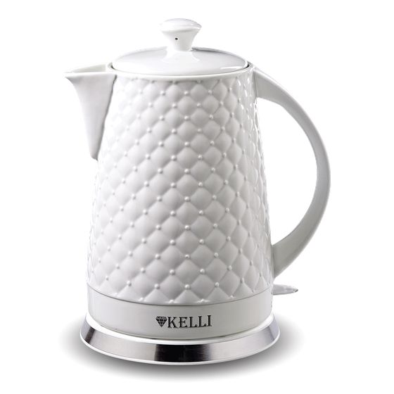 Чайник электрический Kelli KL-1340 1.8л 2400Вт белый