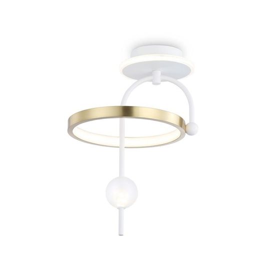 Светильник светодиодный потолочный Ambrella light, LineTech, FL66422, LED, 15 Вт, 1125Lum, 3000-6400К, цвет белый, золото