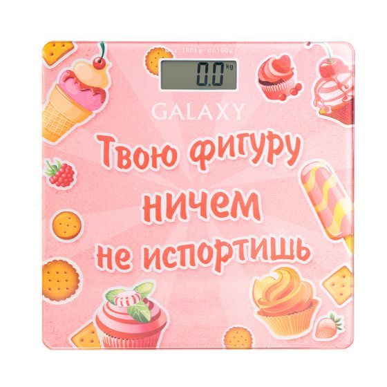 Весы напольные Galaxy GL4831 макс.вес:180 кг разноцветный