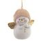 Фигурка декоративная подвесная "Снеговик",   L5,5 W4,5 H7,5 см, 2в.