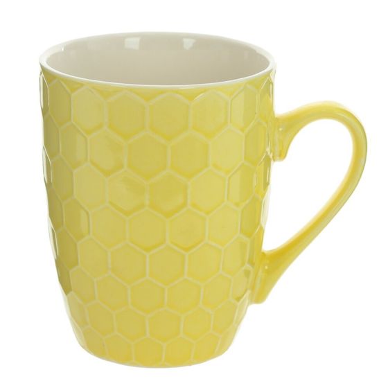 Кружка 400 мл, L11 W8 H10,5 см,цвет микс