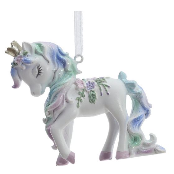 Фигурка декоративная подвесная &quot;Лошадка&quot;, L8 W2,5 H7,5 см, 2в.