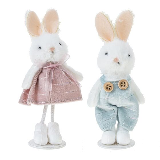 Фигурка декоративная "Зайка", L6 W5 H14 см, 2в.