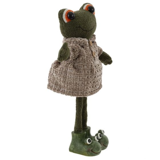 Игрушка набивная &quot;Лягушка&quot;, L10 W7,5 H27 см, 2в.