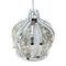 !09 Изделие декоративное подвесное &quot;Корона&quot;, L8 W8 H9,5 см. ,блеск цвет серебристо/белый