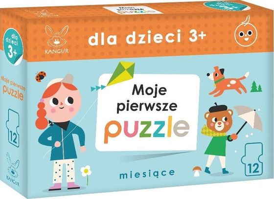 Kangur Dla dzieci 3+ Moje pierwsze puzzle Miesiące 40667