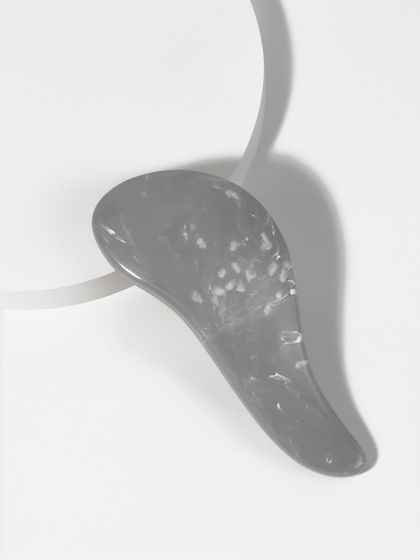 Расчёска массажная, 14.5×6(±1)см, PVC коробка, серая
