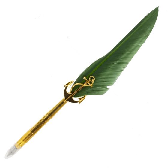 Набор подарочный: ручка перьевая, 5 наконечников, чернильница, Д28 Ш11,5 В4 см