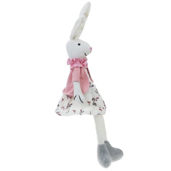 Игрушка набивная &quot;Заяц&quot;, L13 W10 H43 см, 2в.
