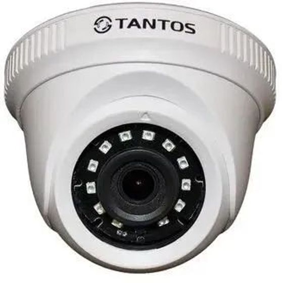 Камера аналоговая Tantos TSc-E2HDf 2.8-2.8мм HD-CVI HD-TVI цв. корп.:белый/черный (00-00156688)