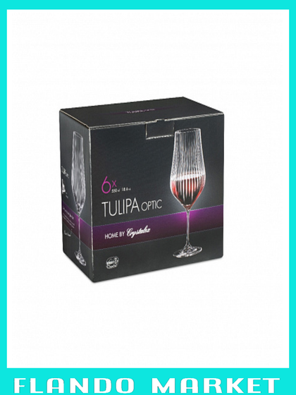 Набор бокалов для пива TULIPA OPTIC 6шт 540мл
