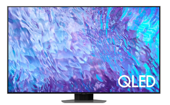 Телевизор QLED 75&quot; Samsung QE75Q80CAUXCE серебристый (Smart TV)