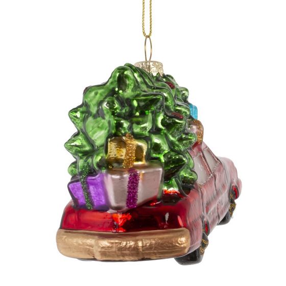 Украшение новогоднее "Машина", L12 W5 H7,5 см