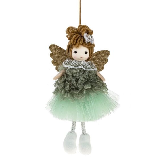 Изделие декоративное подвесное &quot;Ангел&quot;, L9 W3 H18 см, 3в.