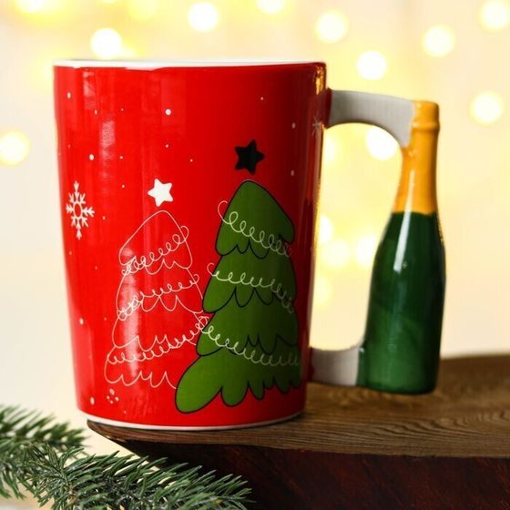 !09 Кружка «Игристого нового года», 450 мл