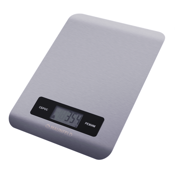 Весы кухонные Maunfeld MKS-521MS 5кг нержавеющая сталь