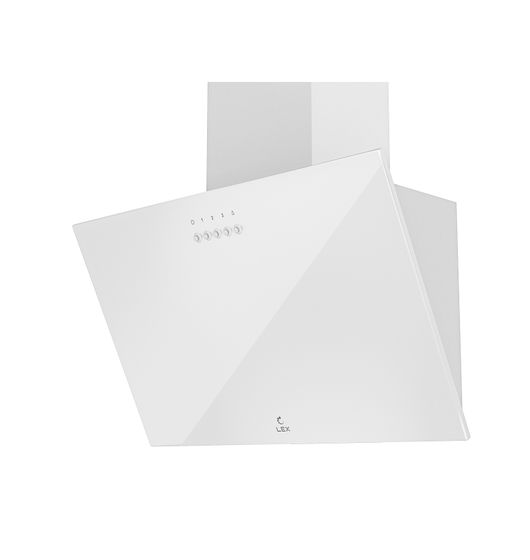 Вытяжка наклонная LEX MOZA 500 WHITE белый управление: кнопочное (1 мотор)
