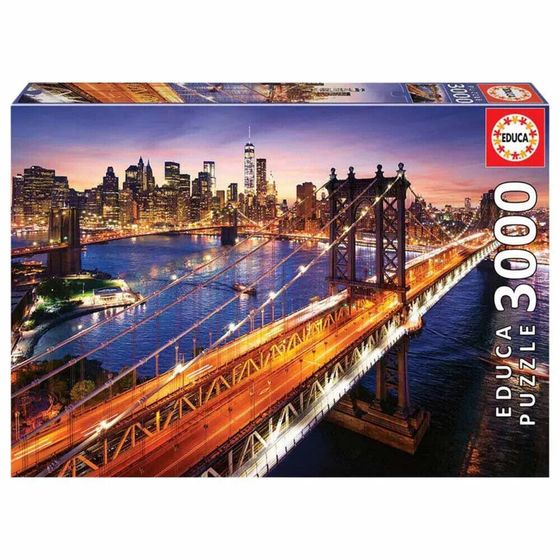 EDUCA BORRAS 3000 Manhattan At Sunset Puzzle