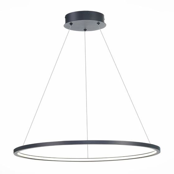 Светильник подвесной St Luce. ST603.443.34. 1х34 Вт, LED, 4000K, 2210 Lm, 60х60 см, цвет чёрный