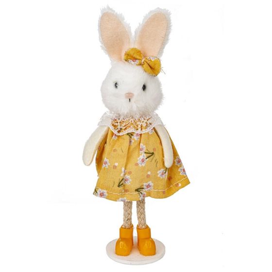 Фигурка декоративная &quot;Зайка&quot; (блок 12шт), L5 W3 H15 см, 3в.