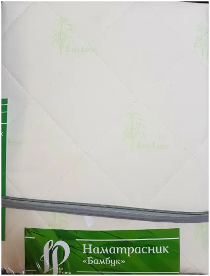 !09 Наматрасник &quot;Бамбук&quot; Eco line 120*200 см, натуральный
