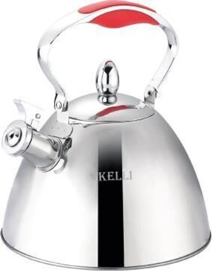 Чайник Kelli KL-4343 3л со свистком красный