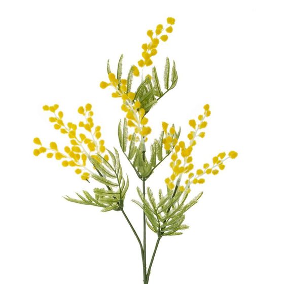Цветок искусственный &quot;Мимоза&quot;, L23 W6 H67 см